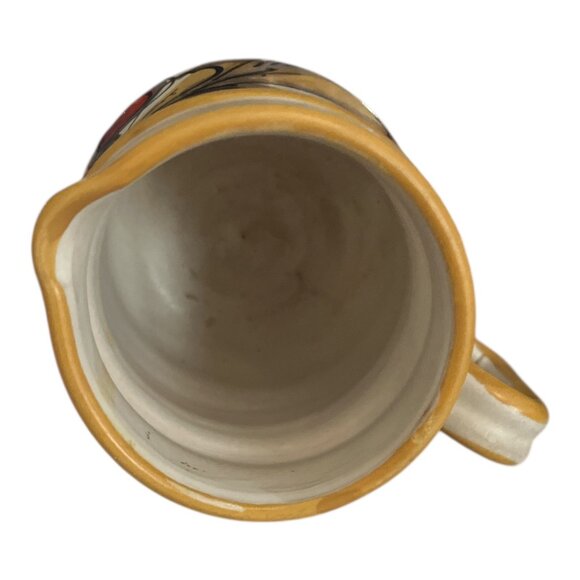 Vintage Italian Hand-Painted Ceramic Creamer – Marked “Italy 4B” – 3 x 2.5” - Picture 5 of 6